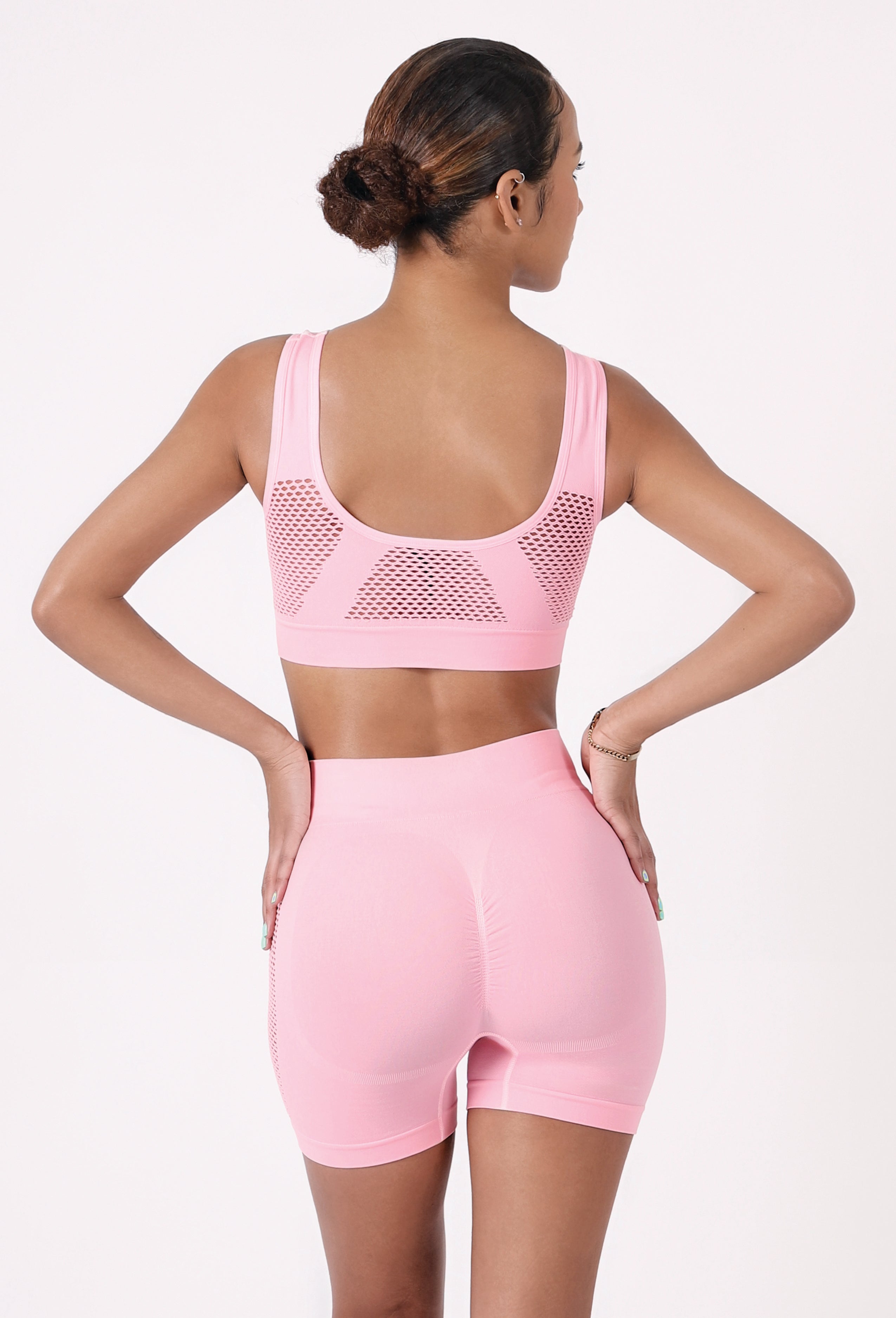 BRA TOP & BIKER SHORTS SET