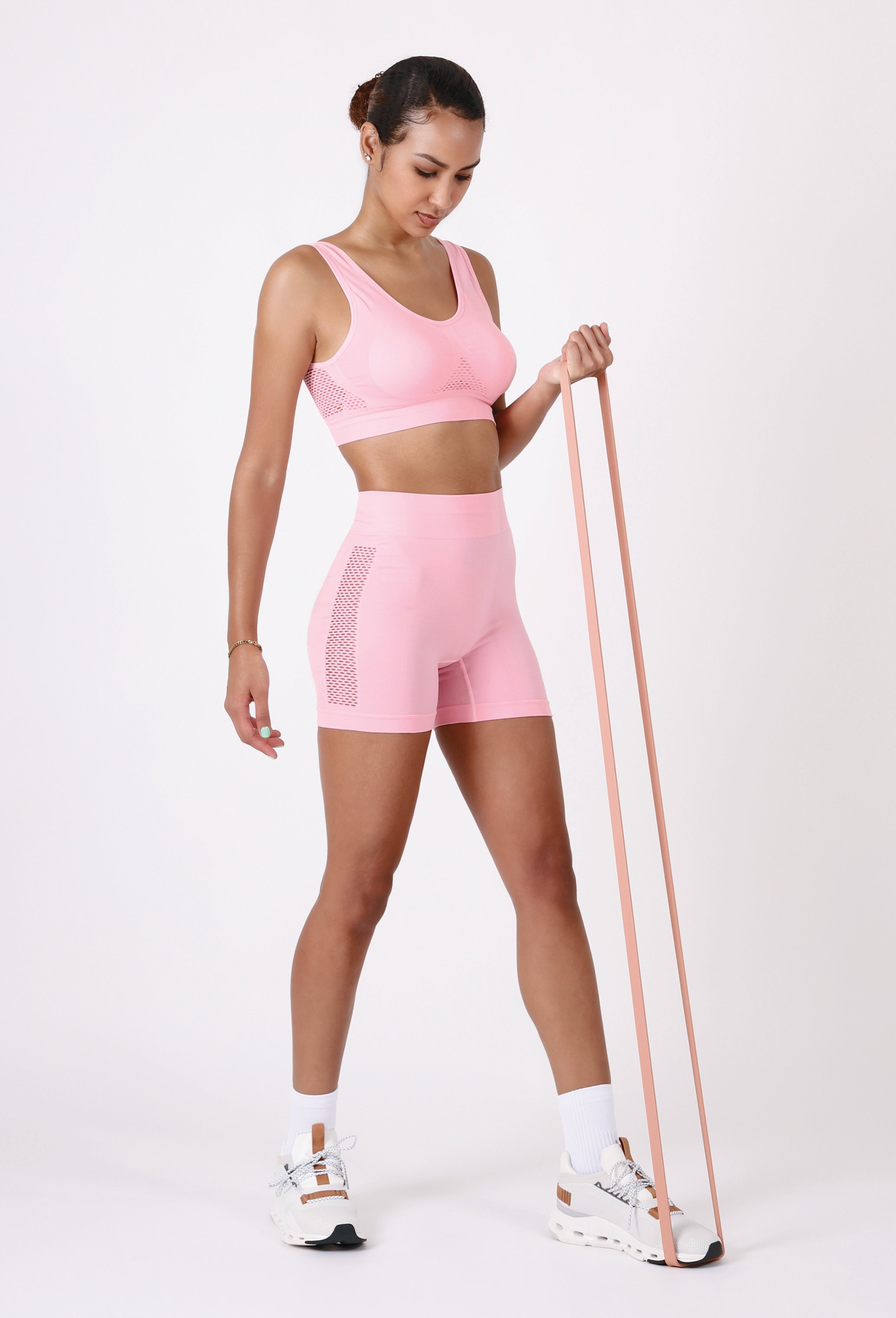 BRA TOP & BIKER SHORTS SET