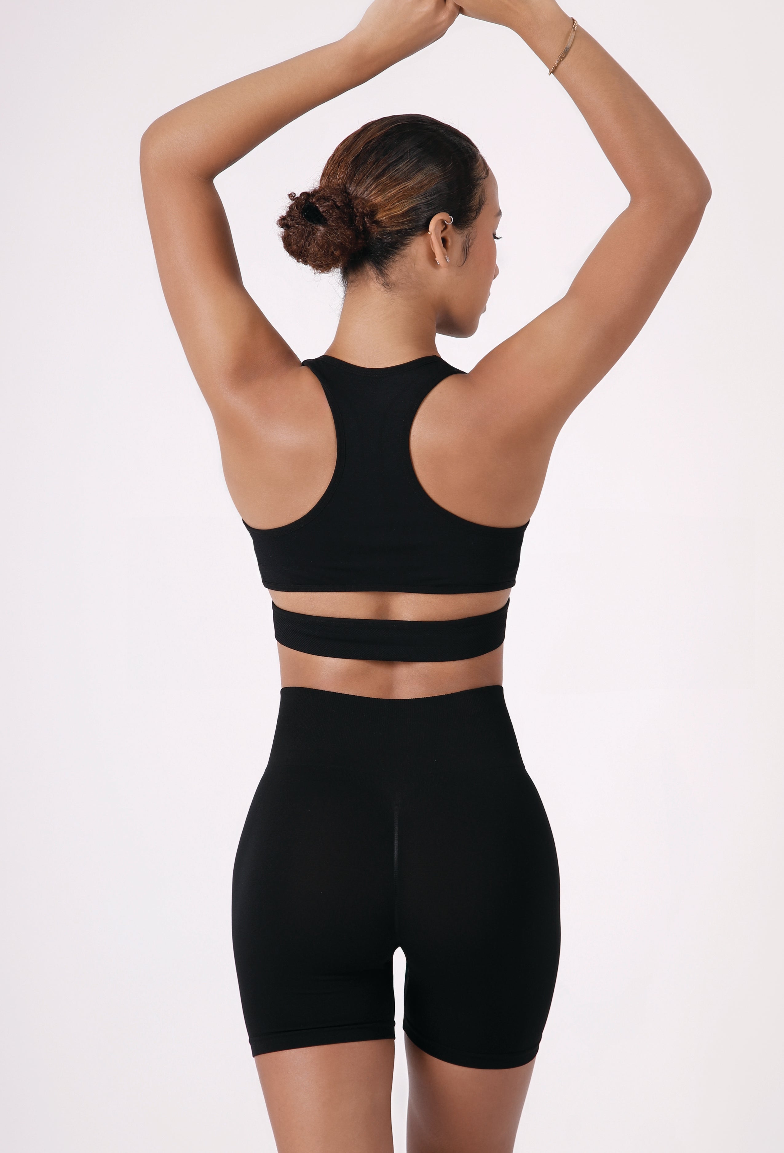 BRA TOP & BIKER SHORTS SET
