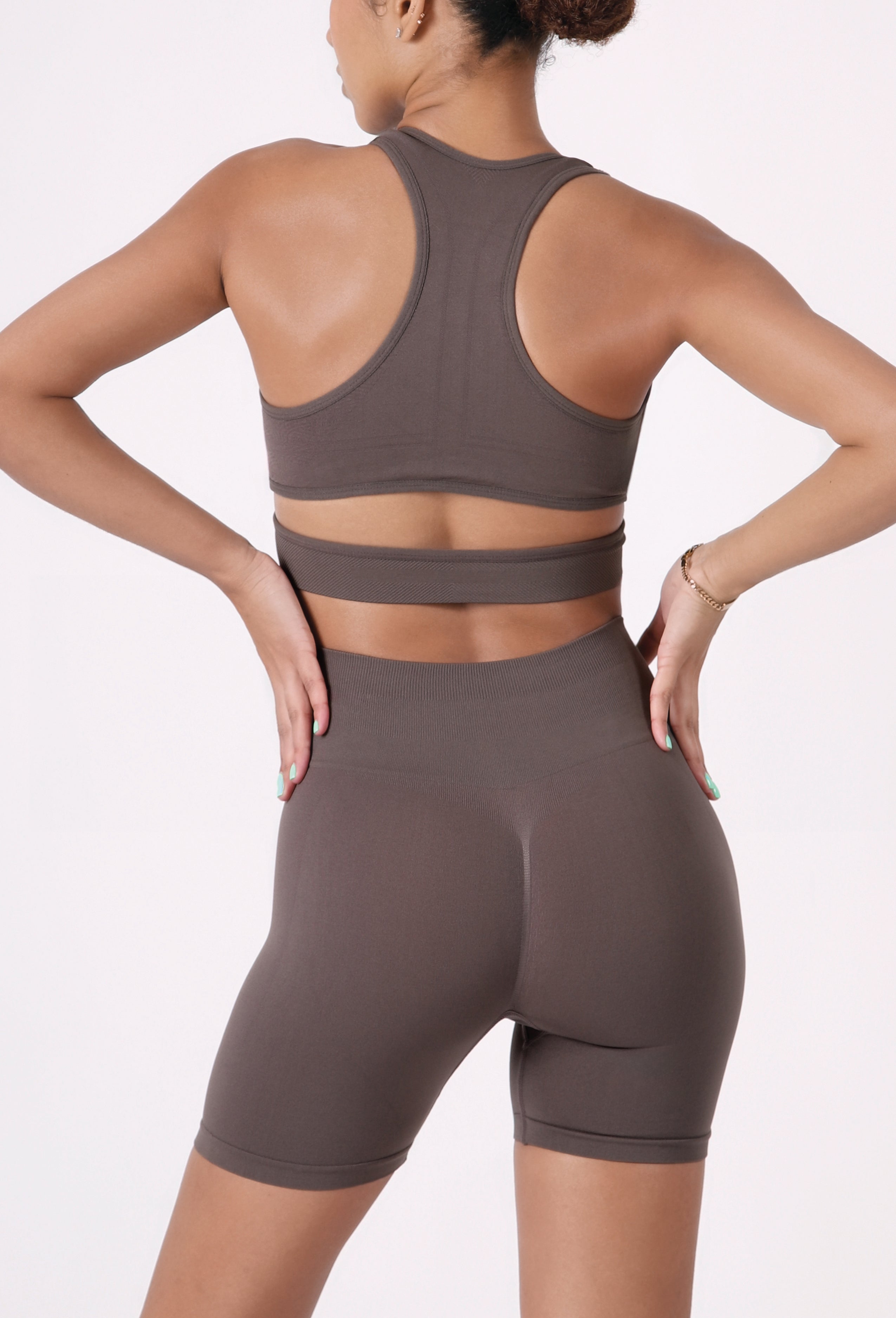 BRA TOP & BIKER SHORTS SET