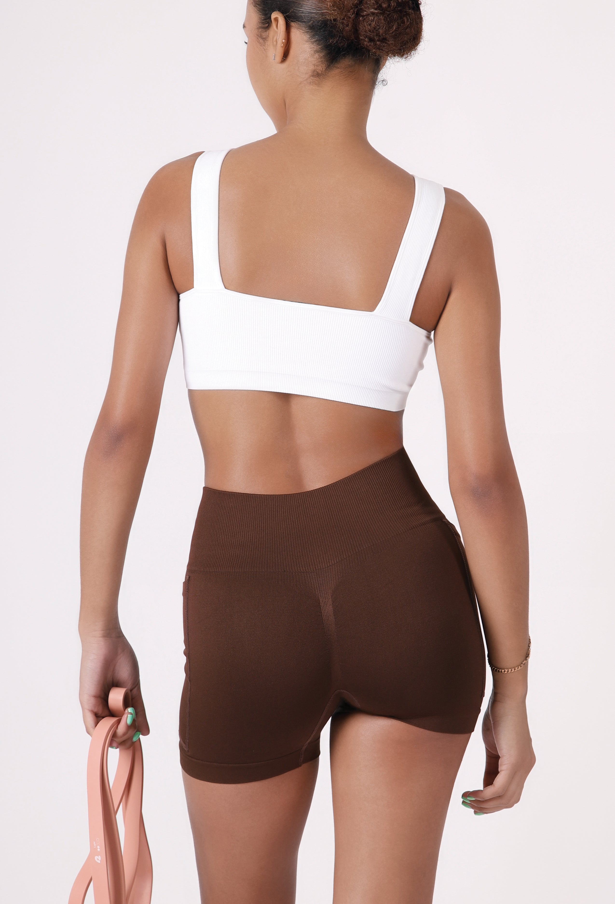 HIGH-RISE POCKET BIKER SHORTS 4"