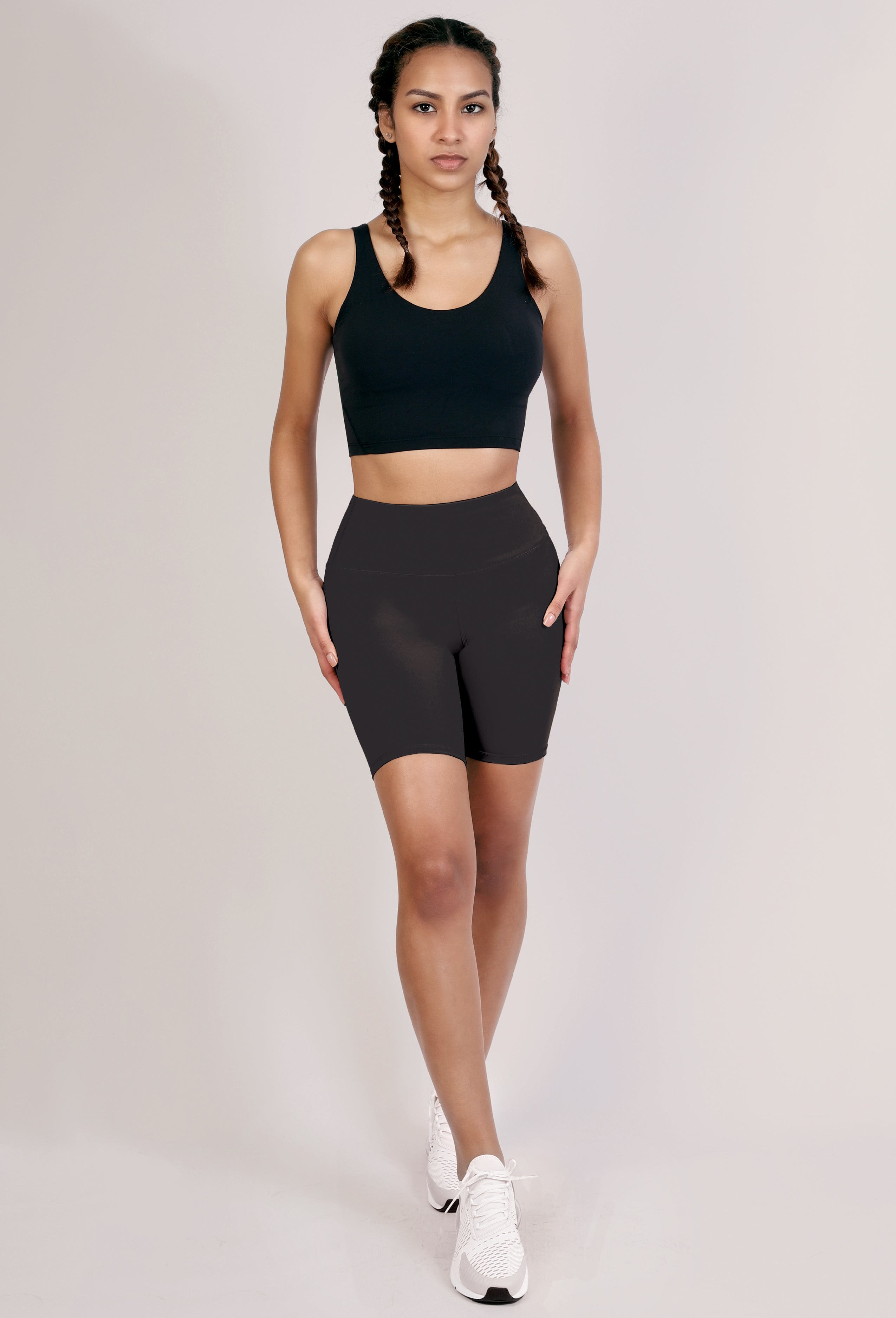 HIGH-RISE BIKER SHORTS 8”