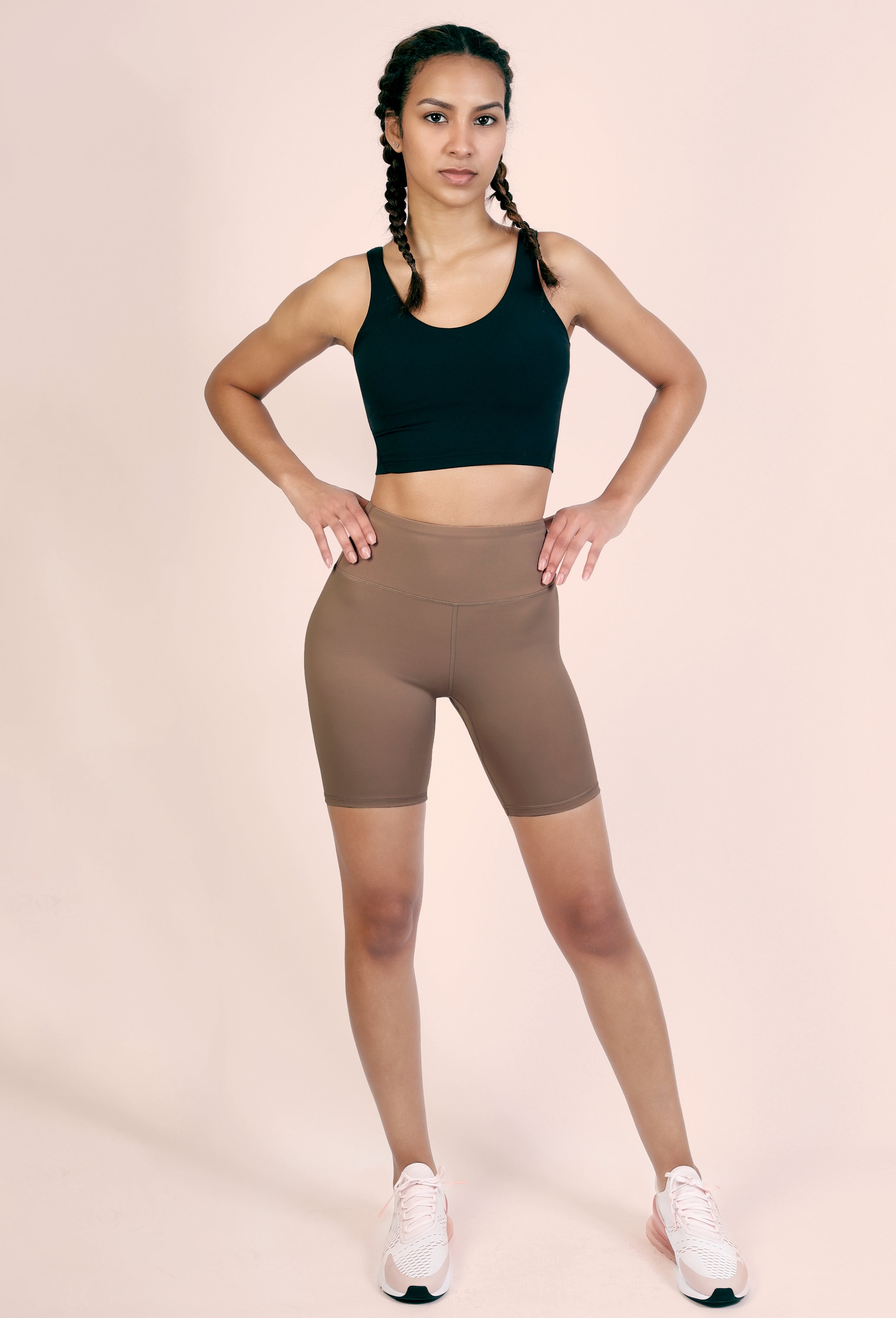 HIGH-RISE BIKER SHORTS 8”