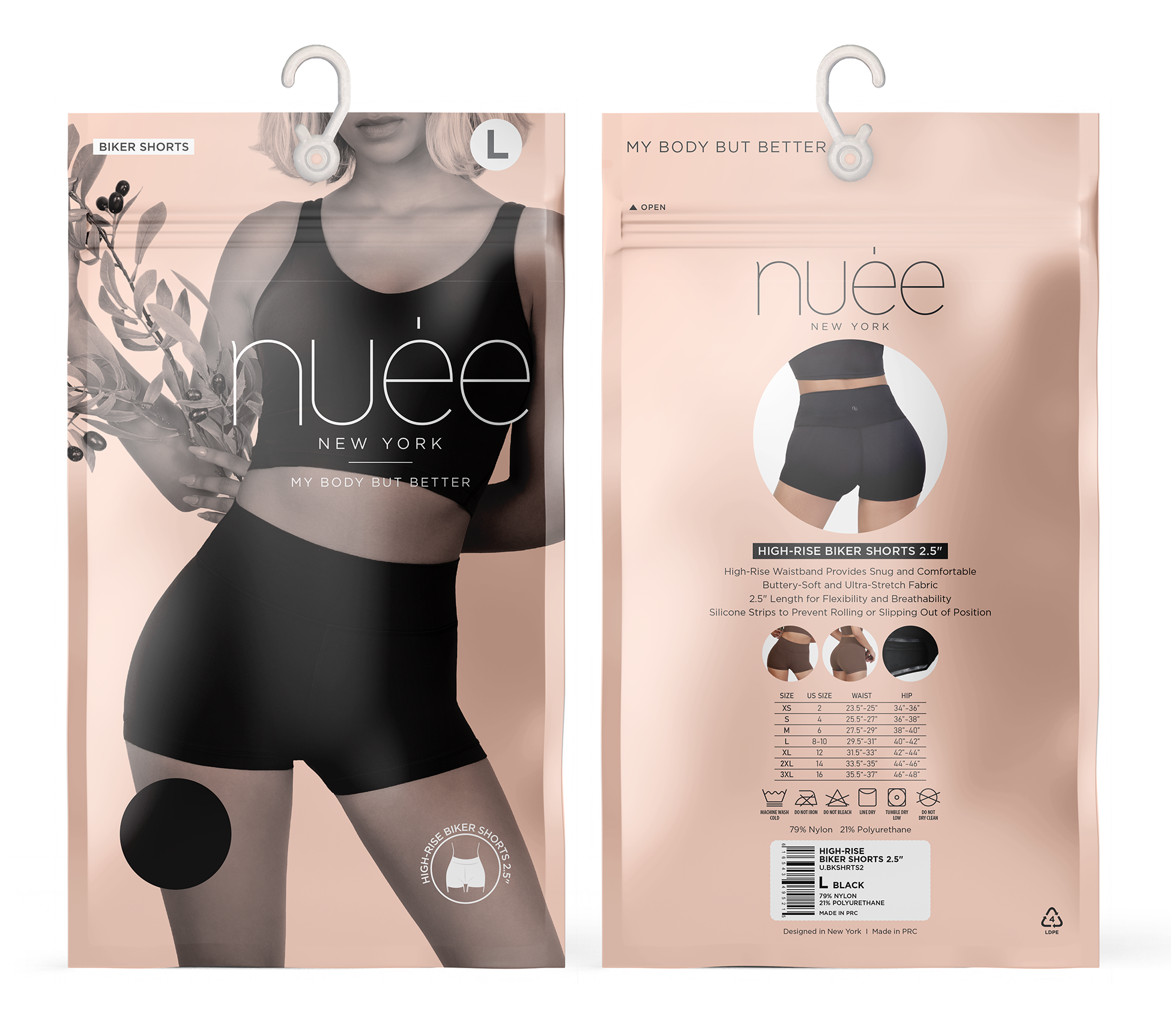 HIGH-RISE BIKER SHORTS 2.5"