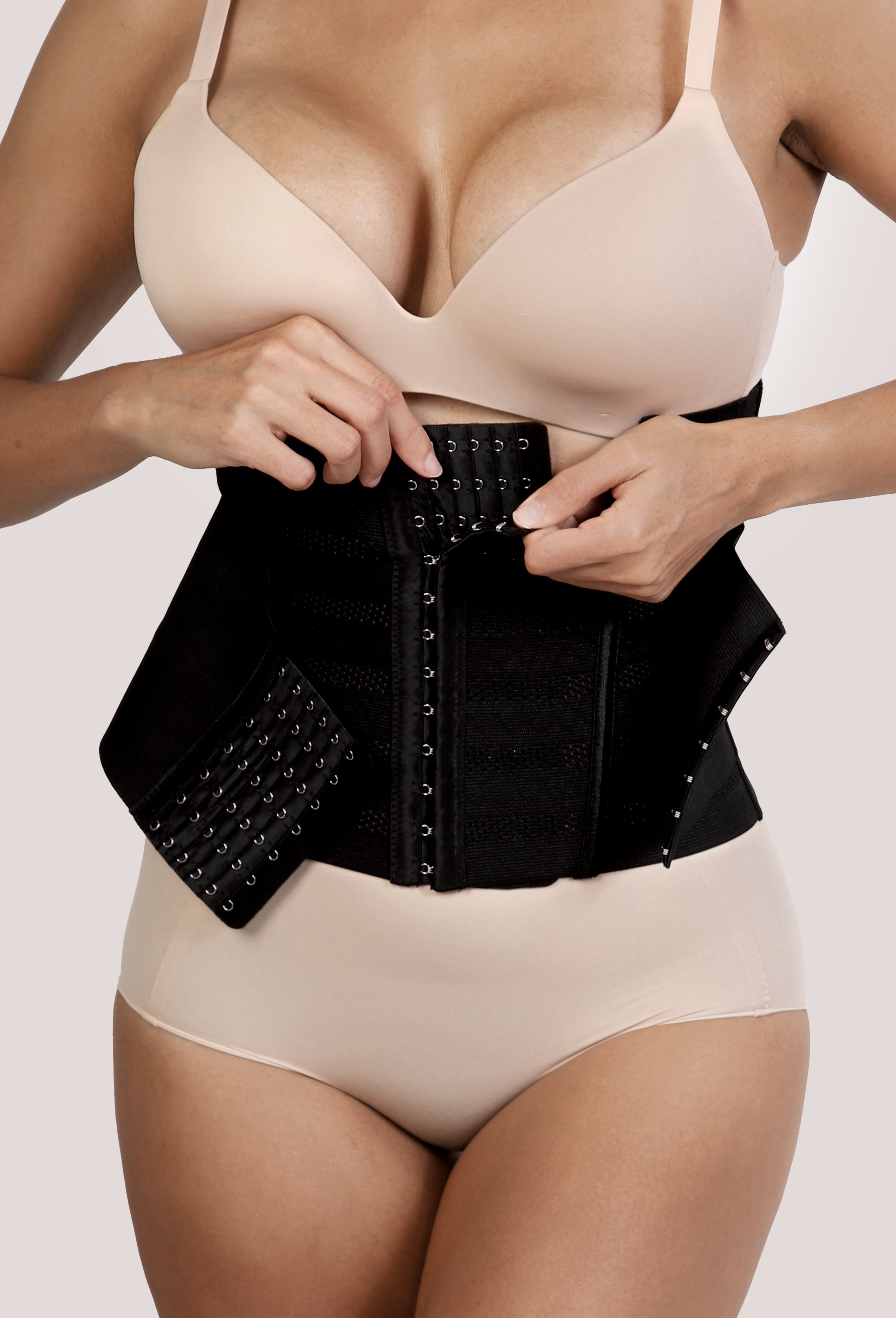 DOUBLE WRAP TUMMY CONTROL WAIST TRAINER BELT