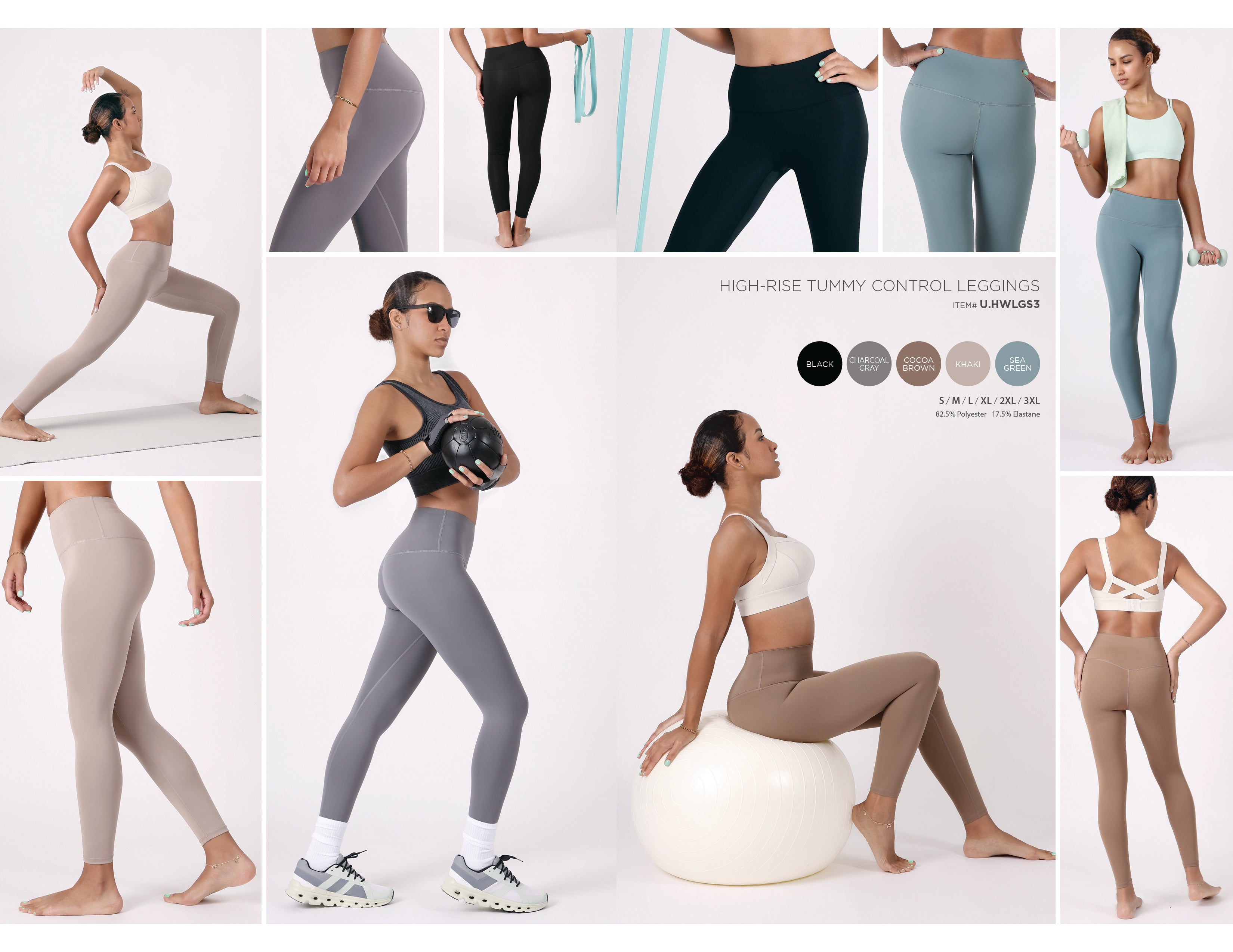 HIGH-RISE TUMMY CONTROL LEGGINGS