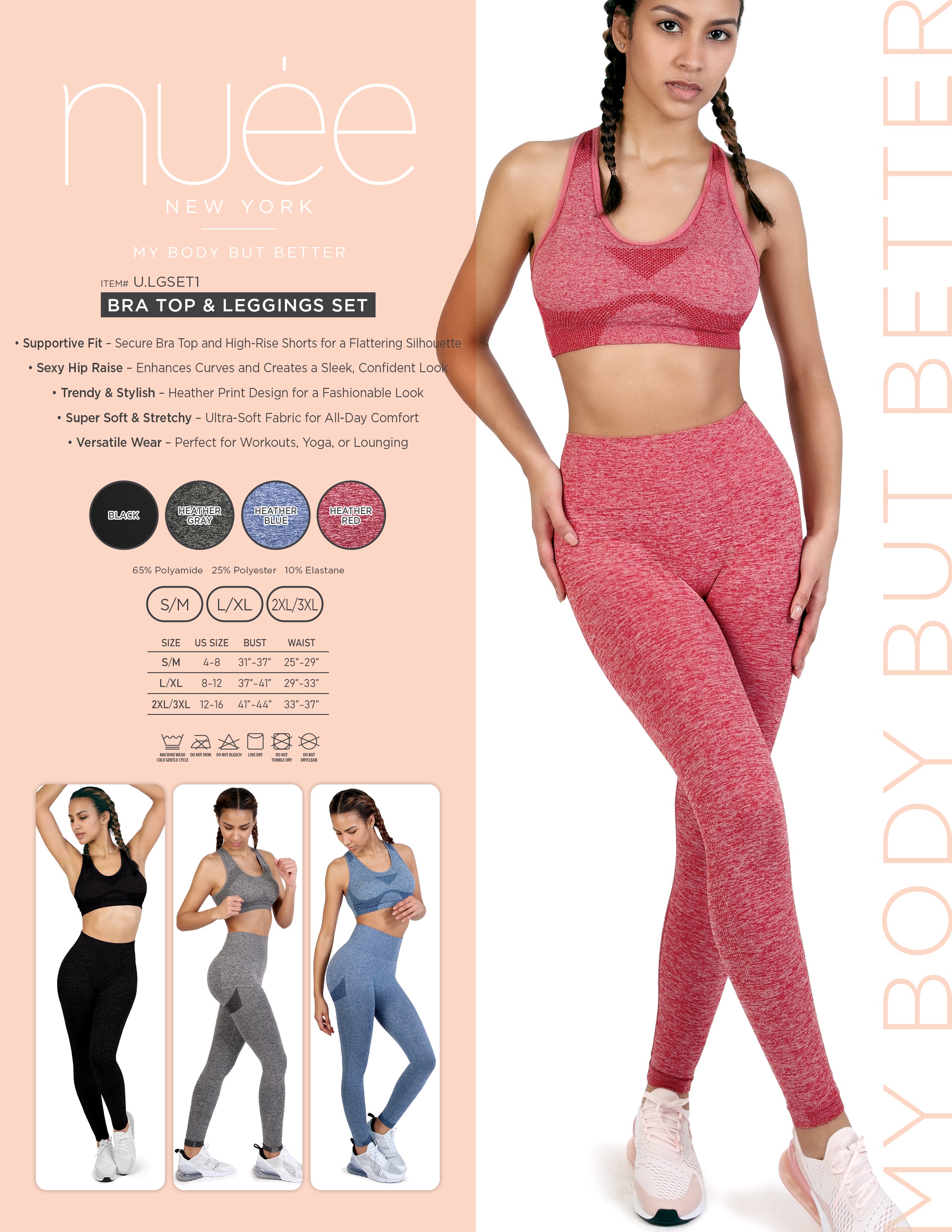 BRA TOP & LEGGINGS SET