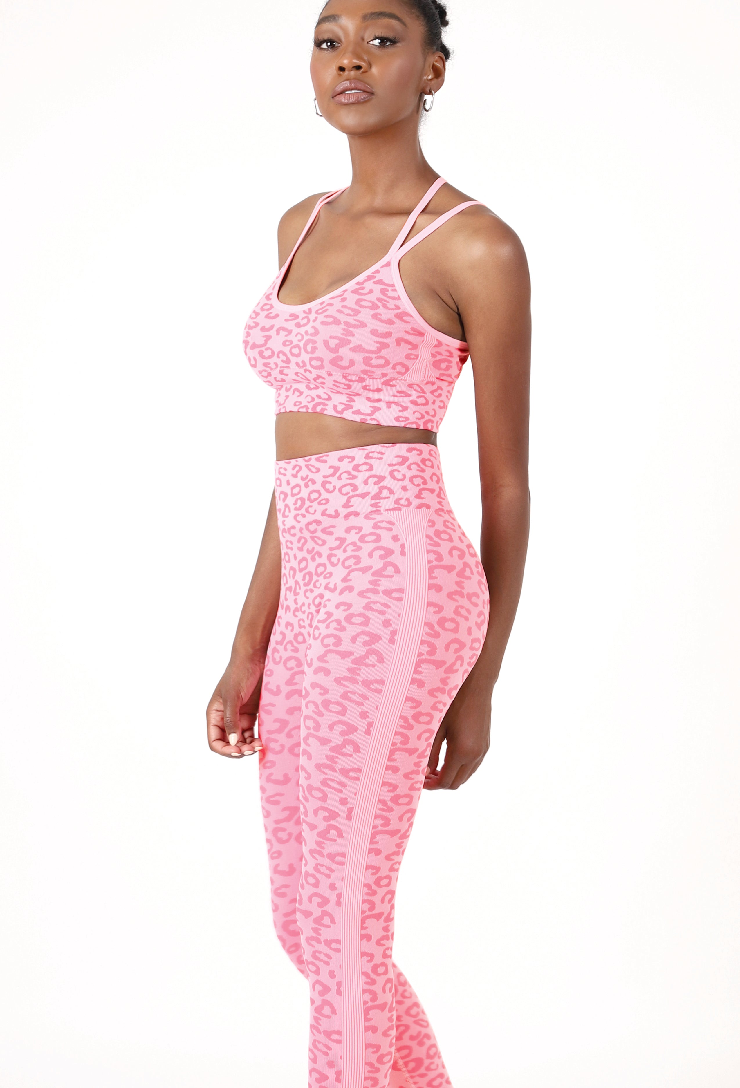 LEOPARD BRA TOP & LEGGINGS SET