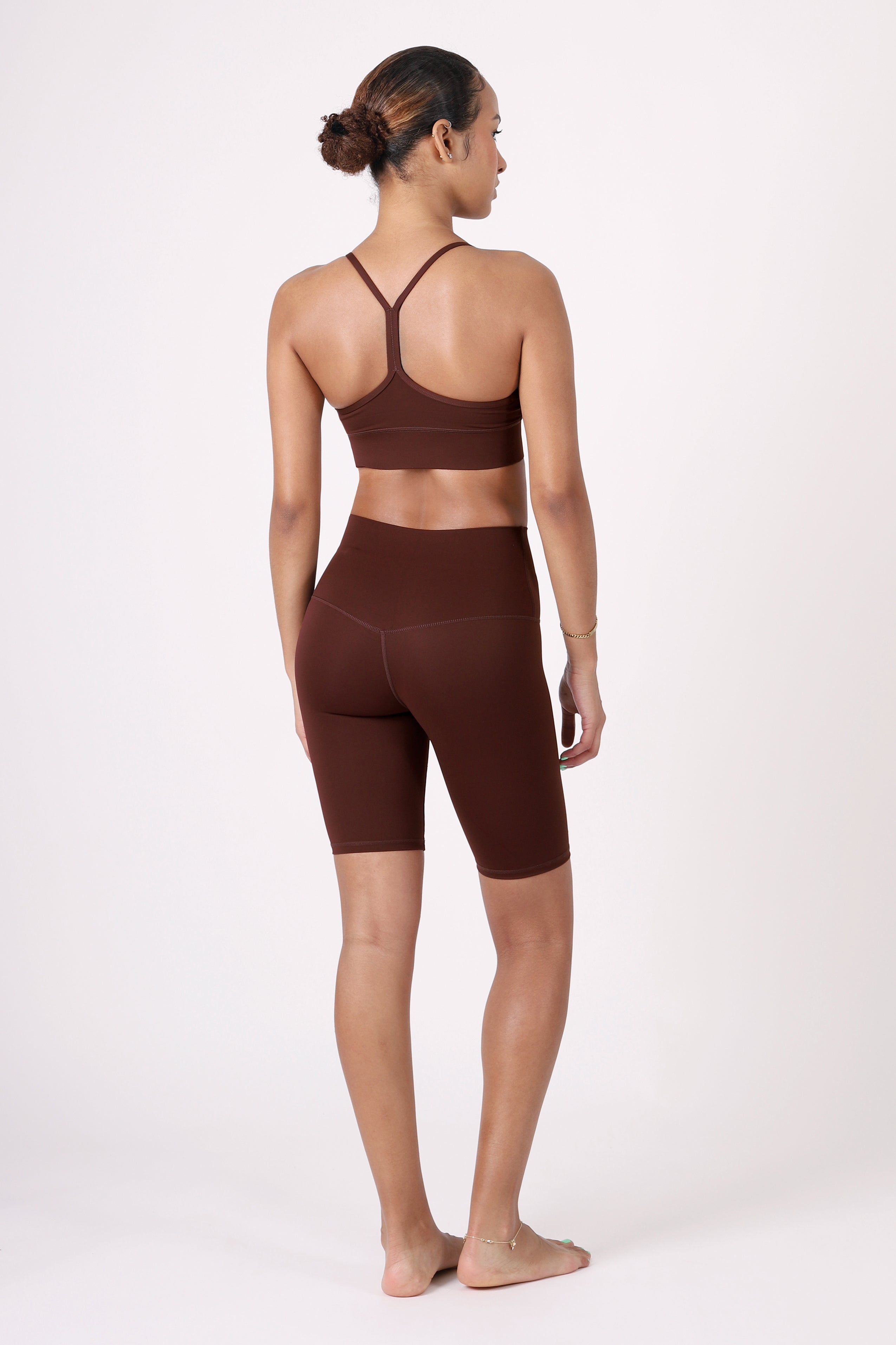 Y-STRAP BACK CROPPED SPORTS BRA TOP