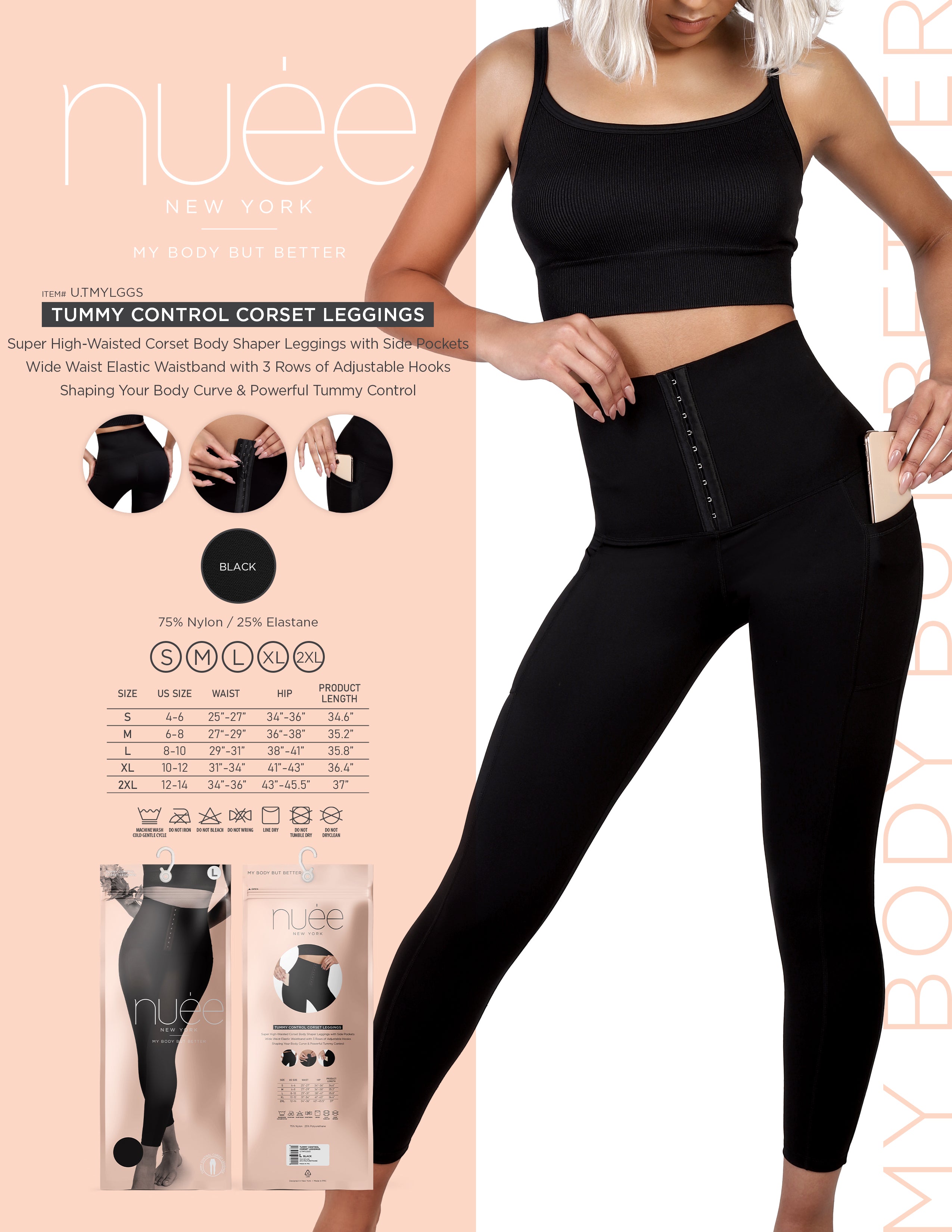 TUMMY CONTROL CORSET LEGGINGS