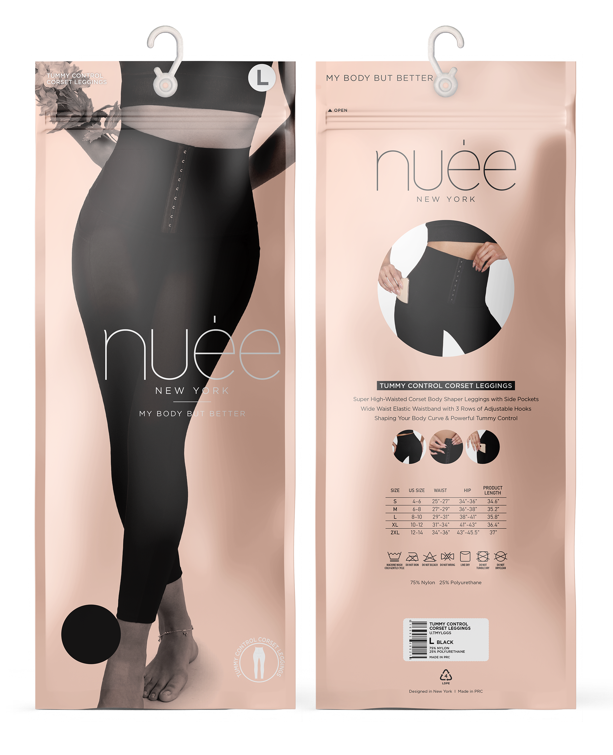 TUMMY CONTROL CORSET LEGGINGS