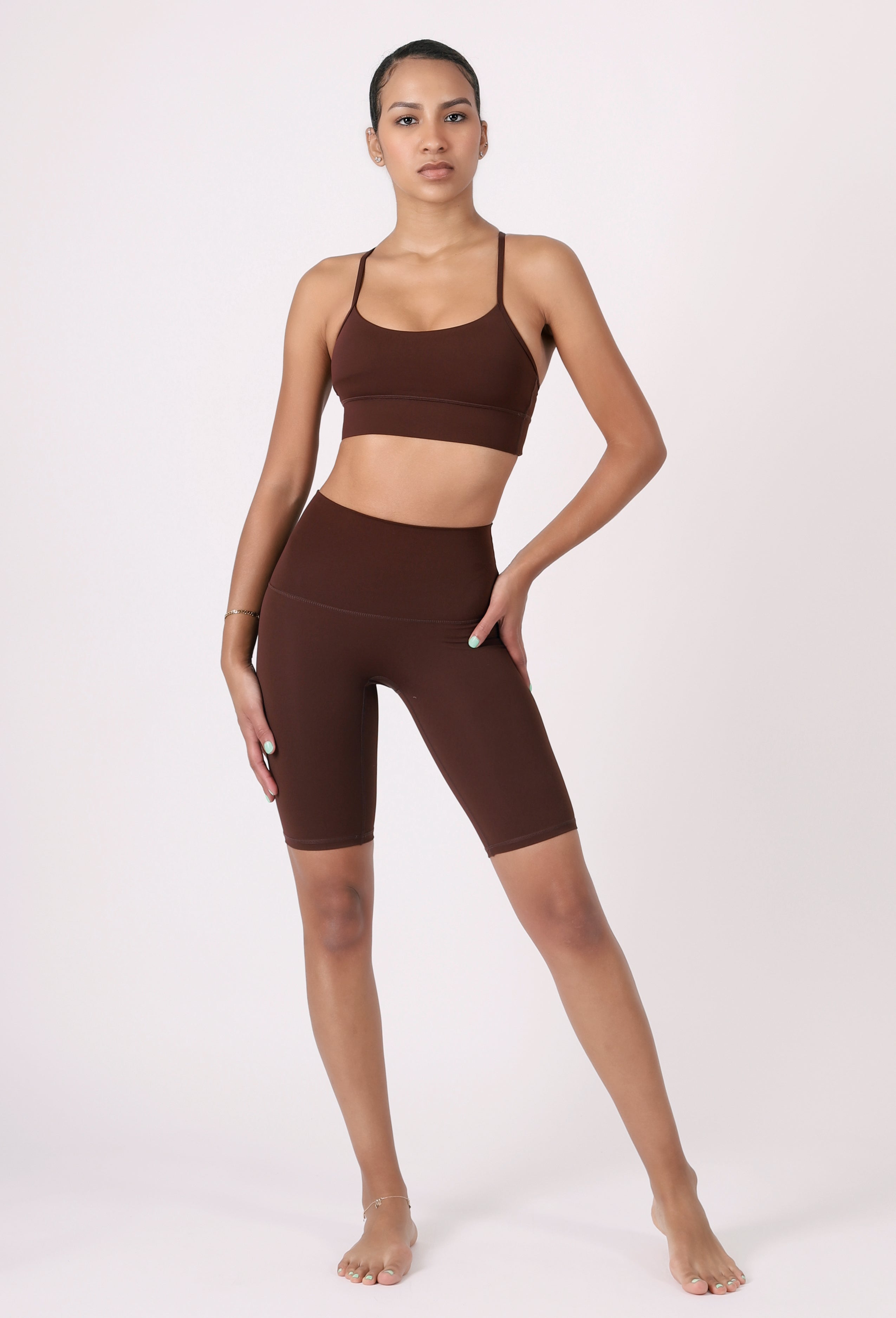 HIGH-RISE BIKER SHORTS 9”