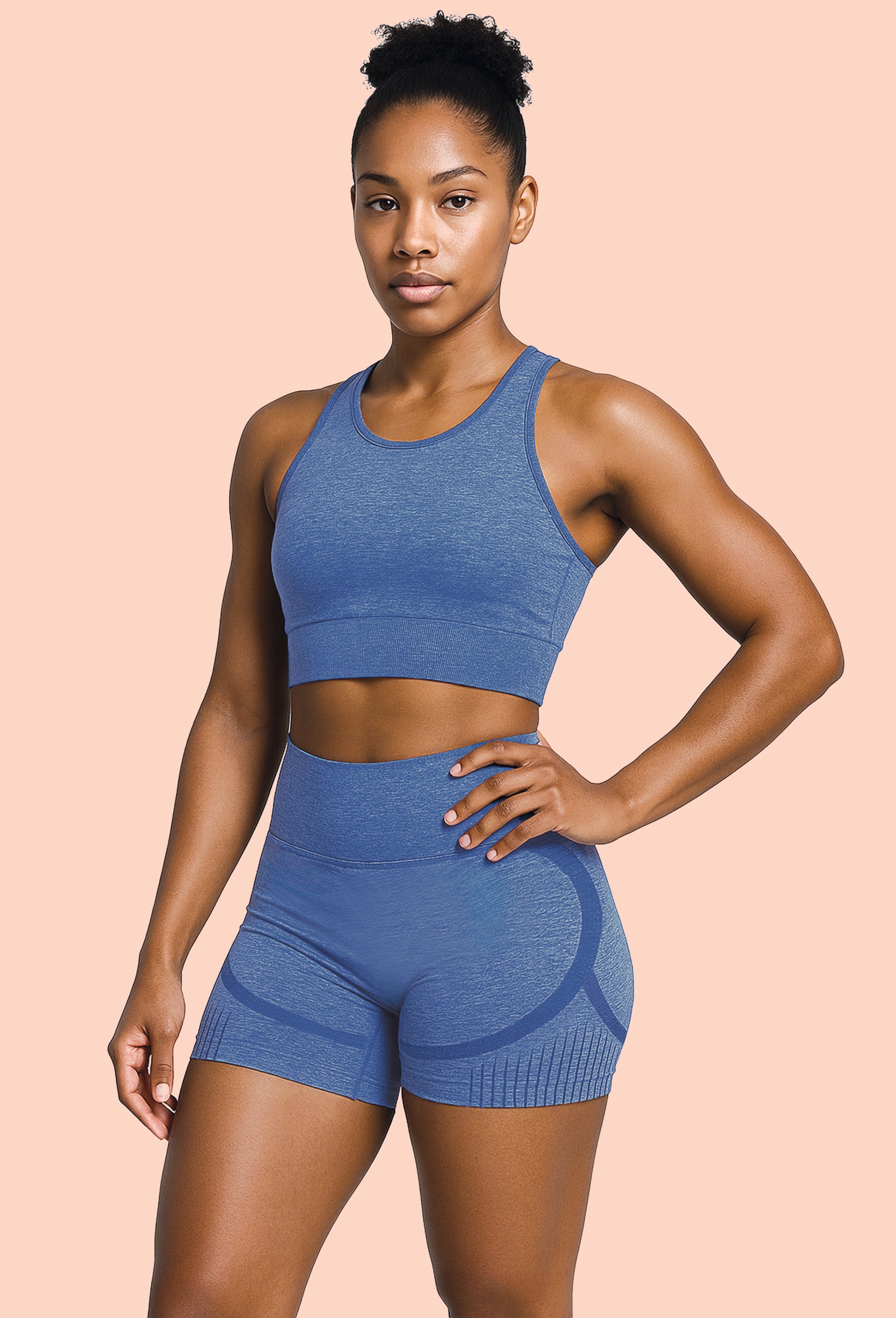 HIGH-RISE BIKER SHORTS 3.5"  • 2 PACK