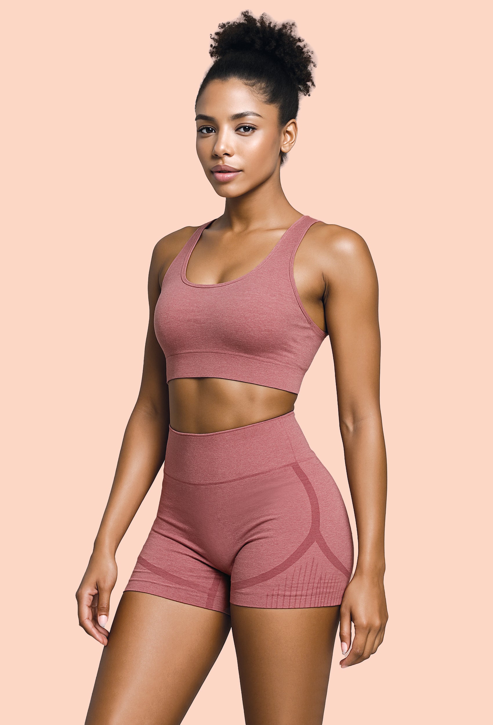 HIGH-RISE BIKER SHORTS 3.5"  • 2 PACK
