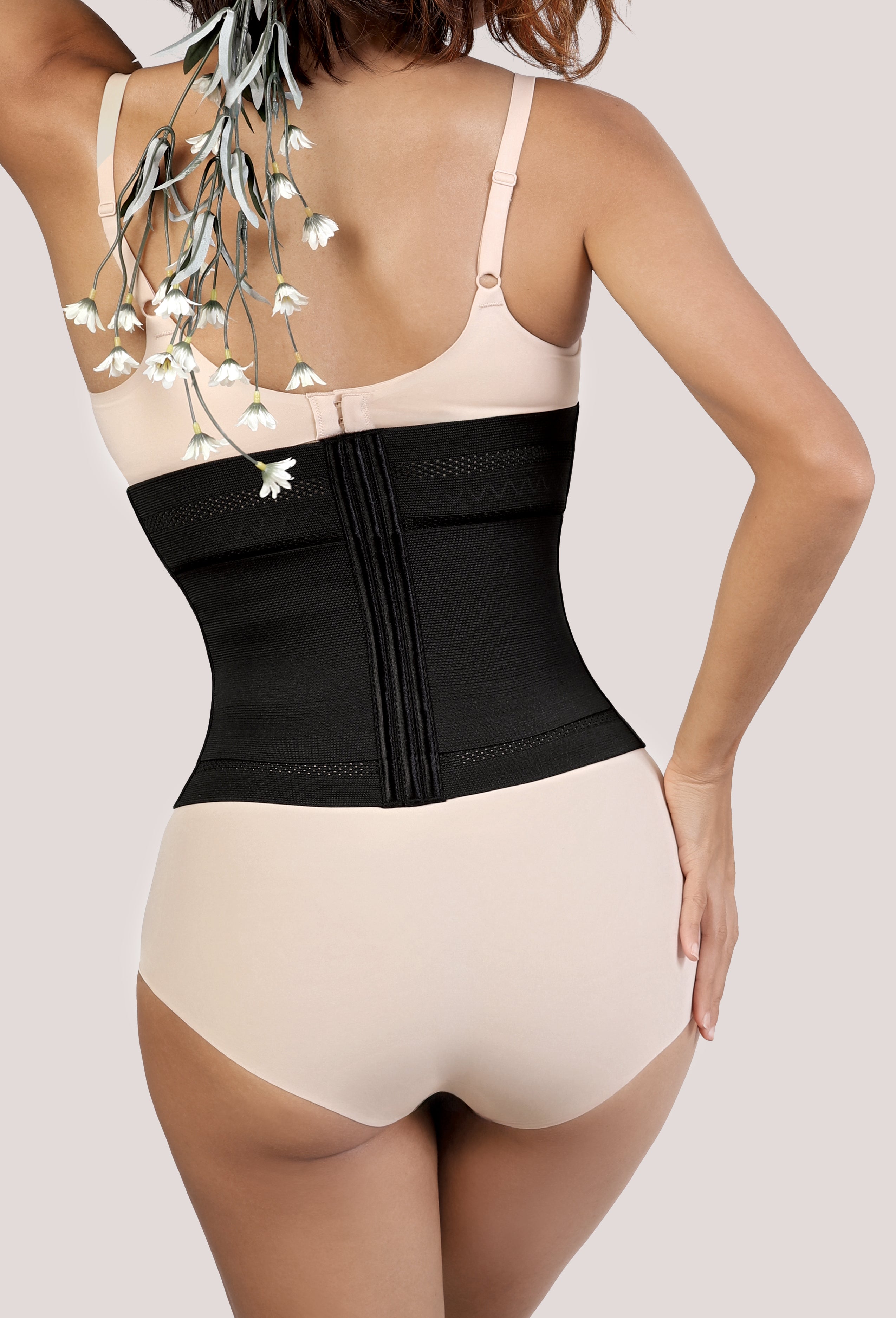 DOUBLE WRAP TUMMY CONTROL WAIST TRAINER BELT