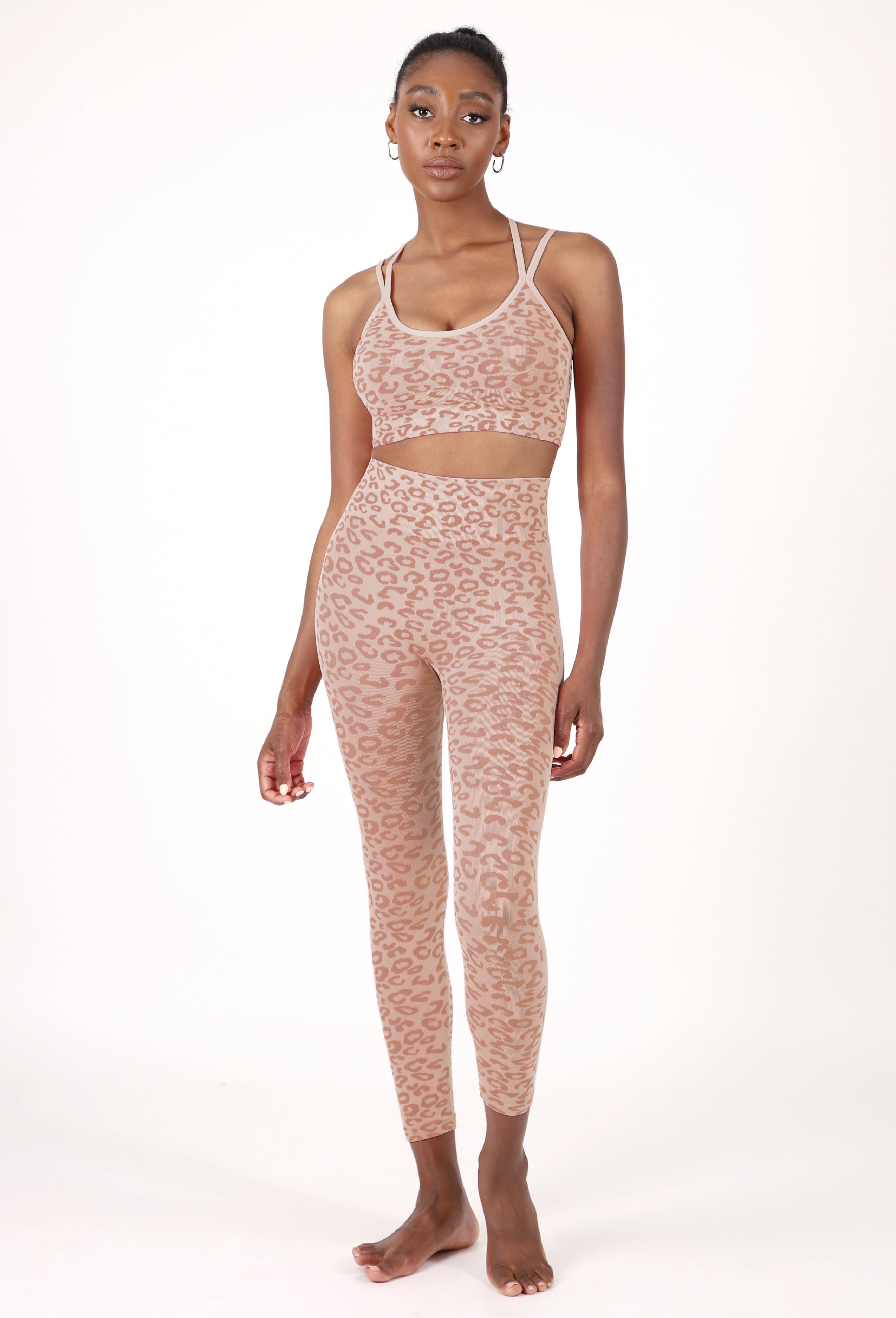 LEOPARD BRA TOP & LEGGINGS SET