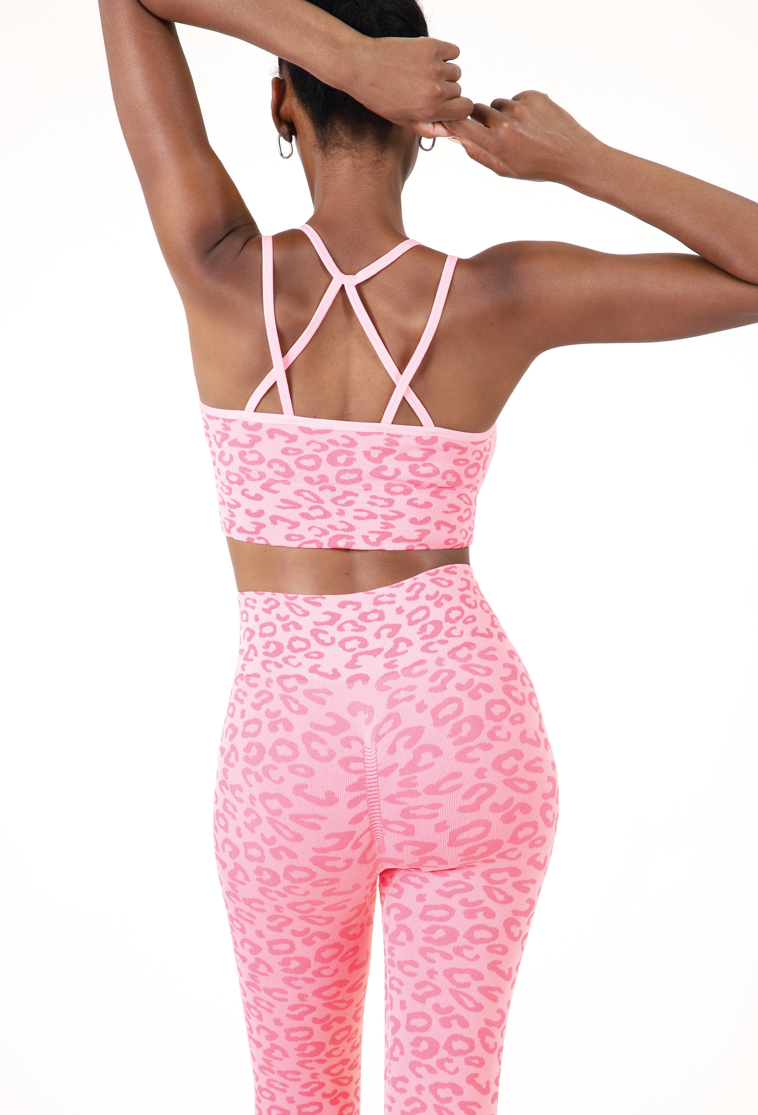 LEOPARD BRA TOP & LEGGINGS SET