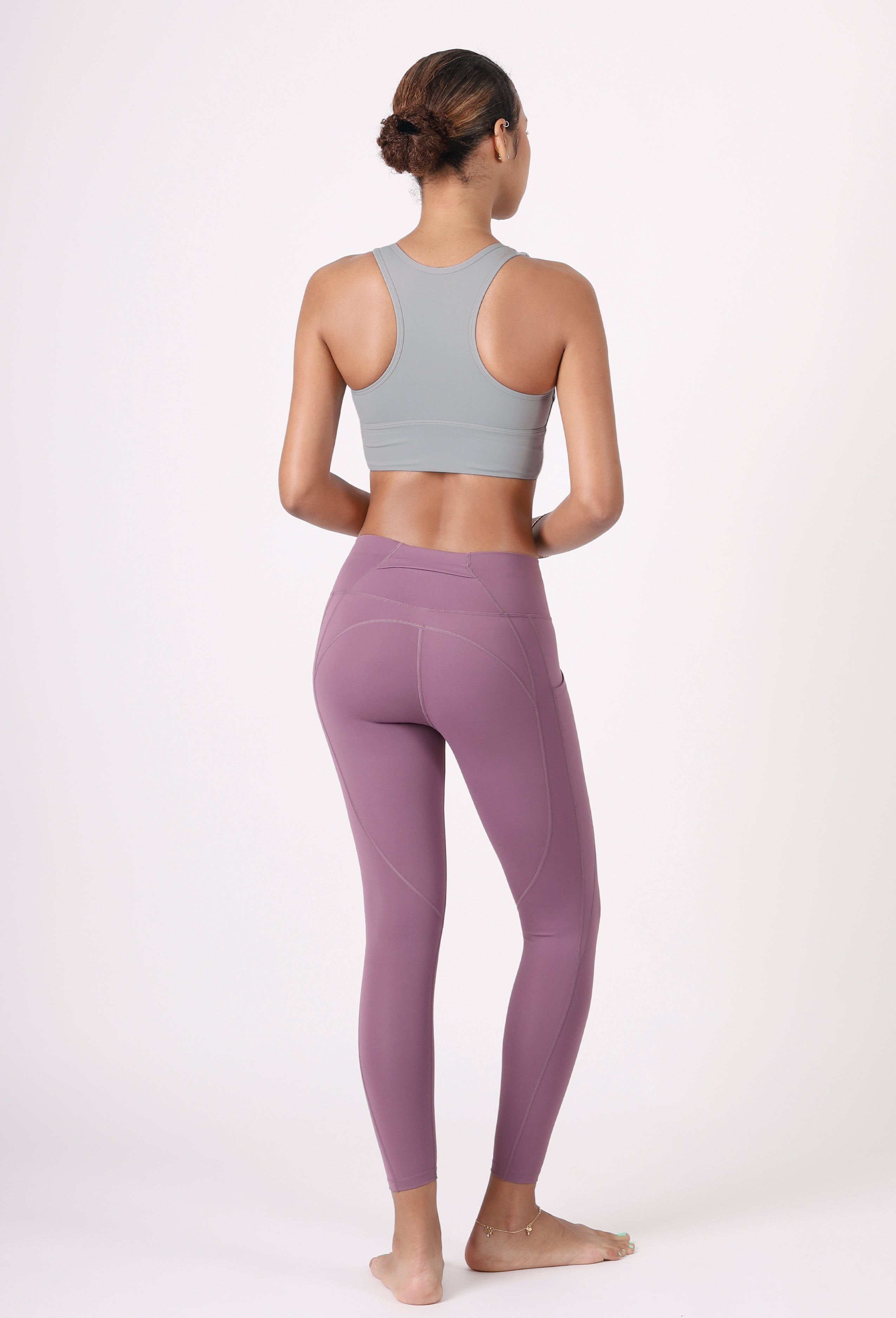 RACERBACK CROPPED SPORTS BRA TOP