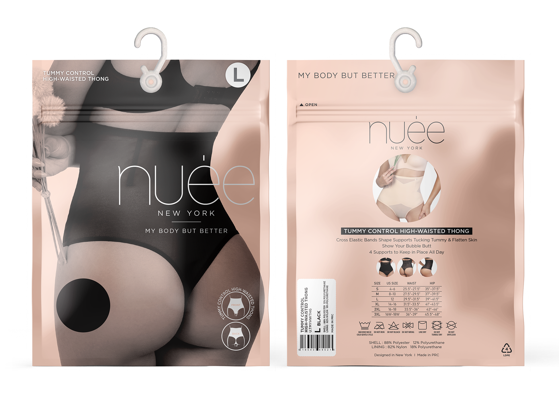 TUMMY CONTROL HIGH-WAISTED THONG